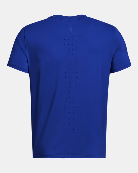 Men's UA Launch Elite Graphic Short Sleeve, Blue, pdpMainDesktop image number 5